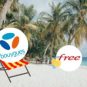 Notre comparatif entre le forfait Summer Edition de Bouygues et les forfaits internationaux de Free et SFR // Source : Montage Numerama Notre comparatif entre le forfait Summer Edition de Bouygues et les forfaits internationaux de Free et SFR // Source : Montage Numerama