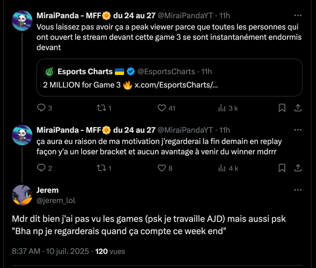 Un exemple de l'utilisation de « np » // Source : Capture Numerama Un exemple de l'utilisation de « np » // Source : Capture Numerama