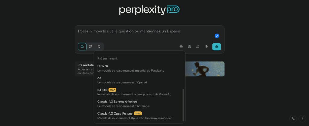 Deux LLM de point sont disponibles avec Max // Source : Capture Numerama Deux LLM de point sont disponibles avec Max // Source : Capture Numerama