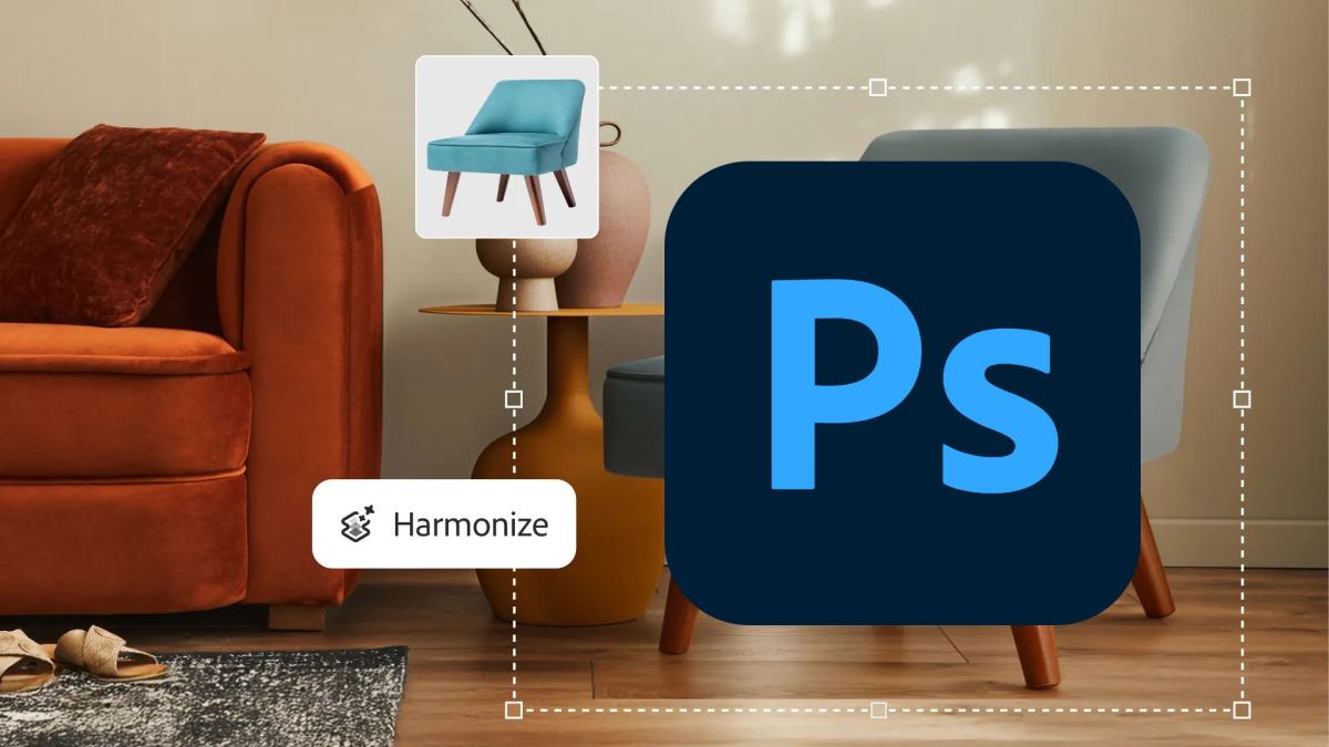 Photoshop et l'outil harmoniser. // Source : Numerama Photoshop et l'outil harmoniser. // Source : Numerama
