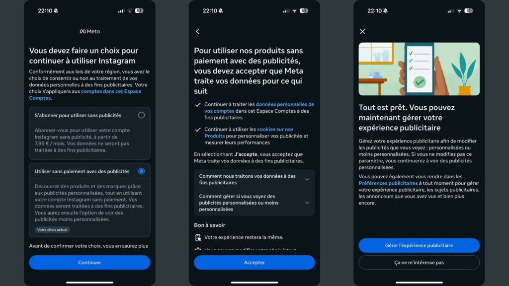 Les pop-up sur Instagram Les pop-up sur Instagram