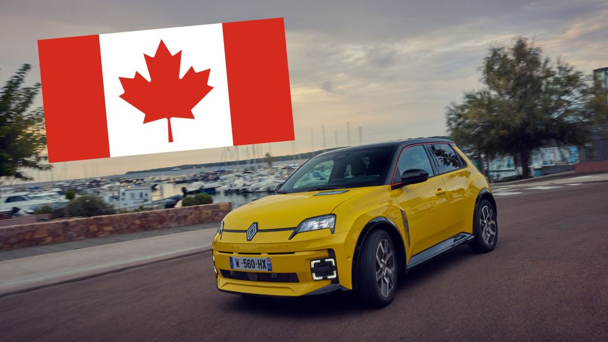 La Renault 5 électrique au Canada ? // Source : Montage par Robin San Vicente pour Numerama