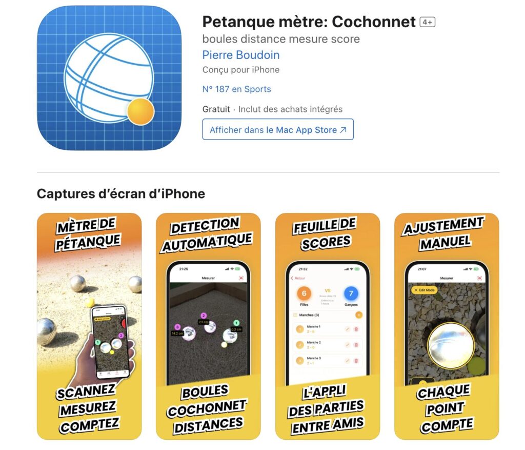 Cochonnet sur l'App Store. Cochonnet sur l'App Store.