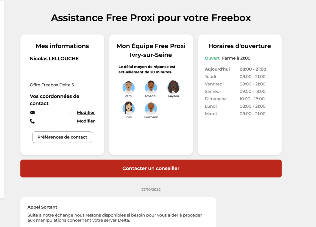 À Ivry-sur-Seine, 5 employés Free Proxi s'occupent de la ville. À Ivry-sur-Seine, 5 employés Free Proxi s'occupent de la ville.