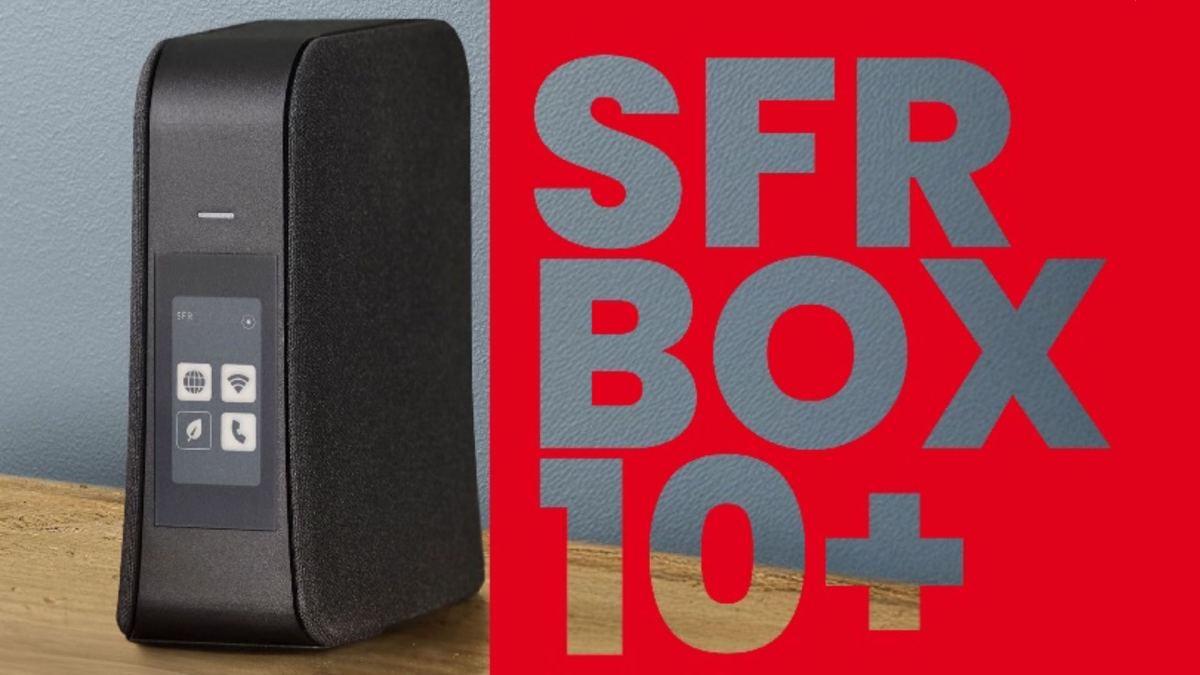 La SFR BOX 10+. // Source : SFR La SFR BOX 10+. // Source : SFR