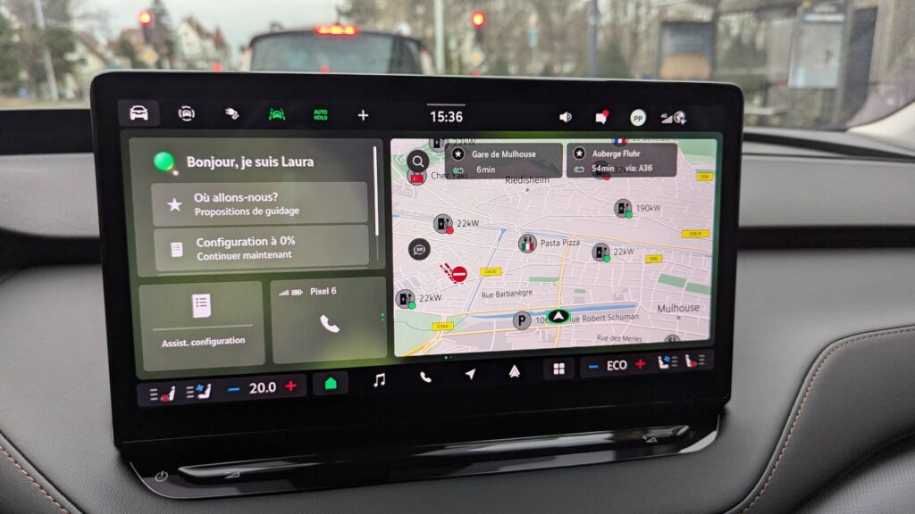 Infotainement Skoda // Source : Raphaelle Baut pour Numerama