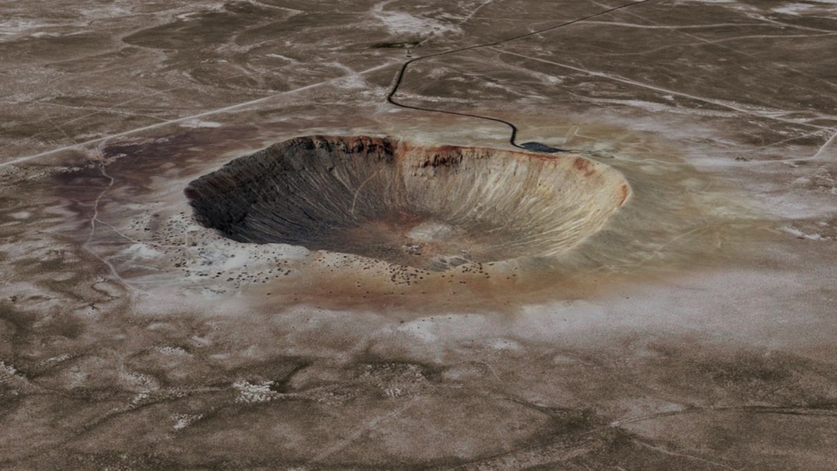 Meteor Crater. // Source : Kring 2017 Meteor Crater. // Source : Kring 2017