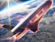 Vue d'artiste du X-37B manœuvrant dans l'espace. // Source : Boeing Space Vue d'artiste du X-37B manœuvrant dans l'espace. // Source : Boeing Space
