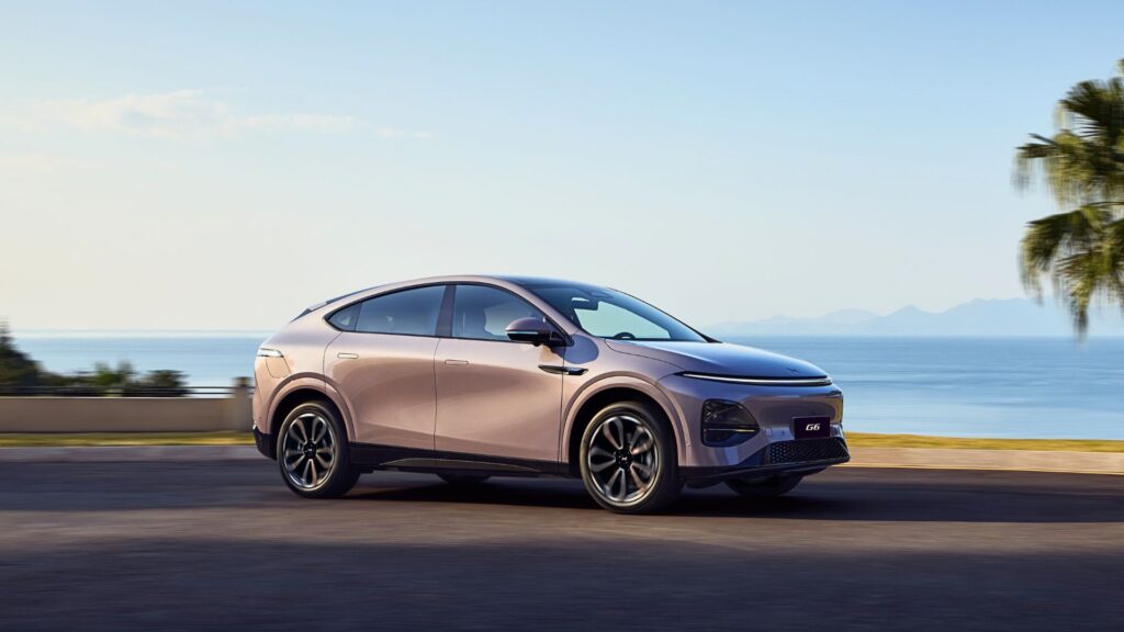 Les nouveaux Xpeng G6 (2025). // Source : Xpeng