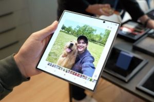 Le Samsung Galaxy Z Fold 7. // Source : Numerama Le Samsung Galaxy Z Fold 7. // Source : Numerama