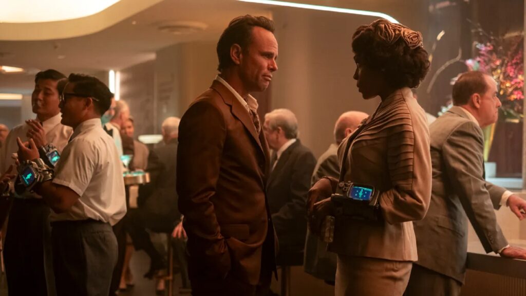 Walton Goggins (La Goule) et Frances Turner (Barb) // Source : Lorenzo Sisti / Prime Video Walton Goggins (La Goule) et Frances Turner (Barb) // Source : Lorenzo Sisti / Prime Video