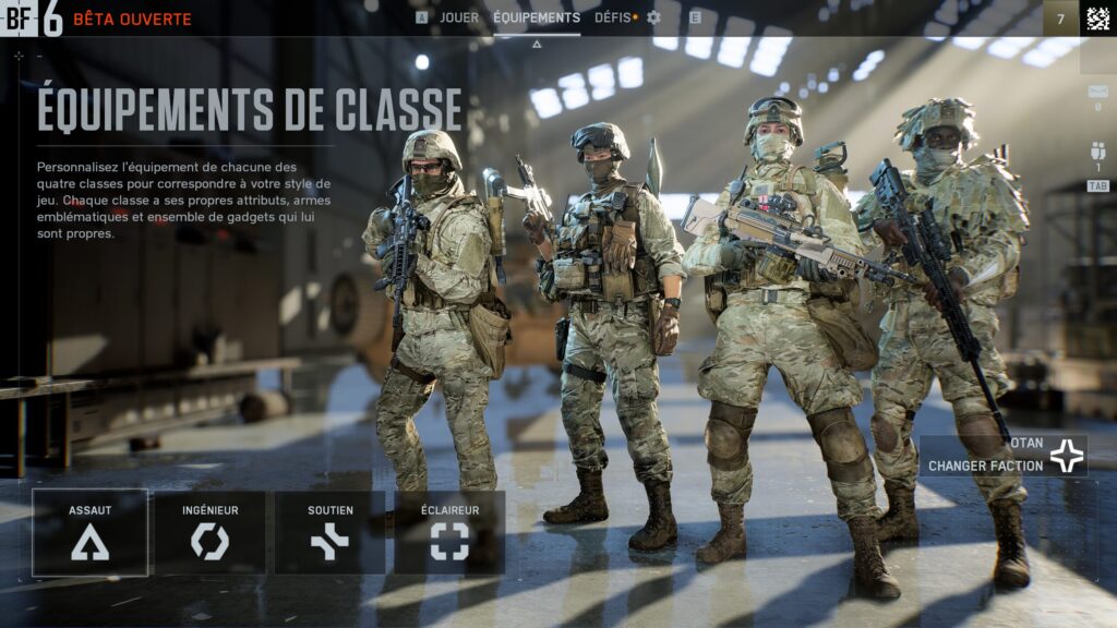Les classes sur Battlefield 6 Les classes sur Battlefield 6
