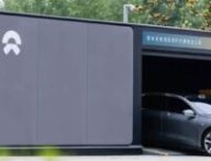 Une battery swap station de Nio // Source : Nio Une battery swap station de Nio // Source : Nio
