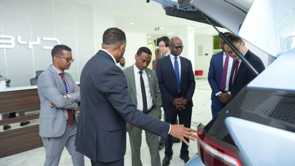Inauguration de BYD à Addis Ababa (Ethiopie) // Source : BYD