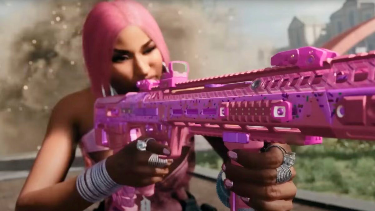 Nicki Minaj dans Call of Duty // Source : Capture YouTube Nicki Minaj dans Call of Duty // Source : Capture YouTube