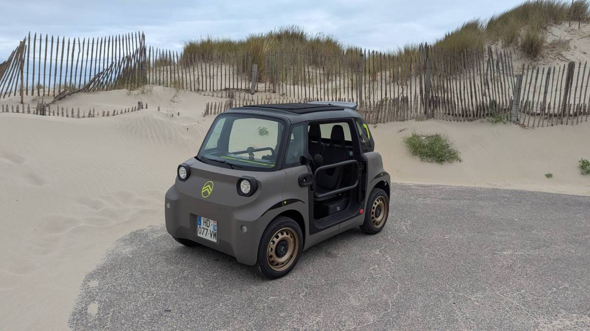 Essai Citroën Ami Buggy // Source : Raphaelle Baut pour Numerama Essai Citroën Ami Buggy // Source : Raphaelle Baut pour Numerama
