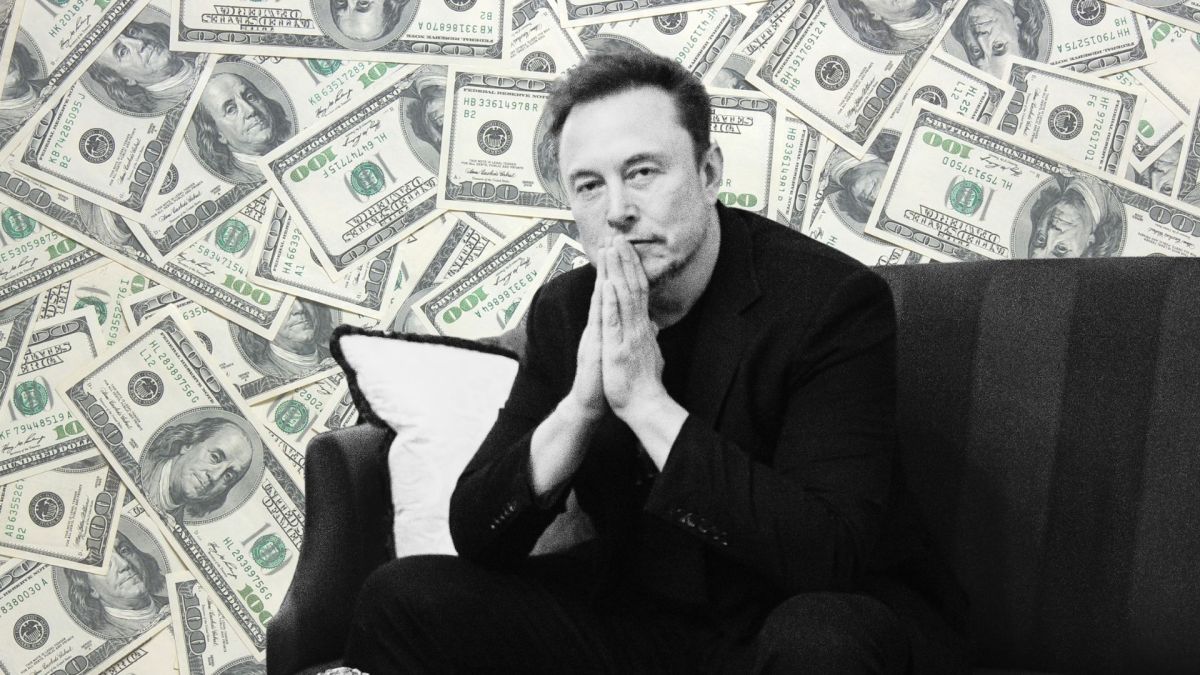 Elon Musk // Source : Photo : Simon Walker / No 10 Downing Street - montage Numerama