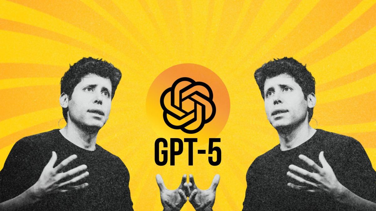 GPT-5 et Sam Altman, le patron de ChatGPT et OpenAI. // Source : Numerama GPT-5 et Sam Altman, le patron de ChatGPT et OpenAI. // Source : Numerama