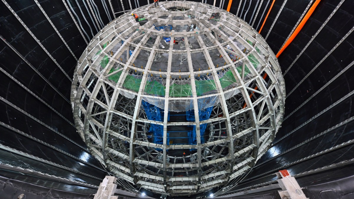 JUNO, le détecteur de neutrinos. © Collaboration JUNO JUNO, le détecteur de neutrinos. © Collaboration JUNO