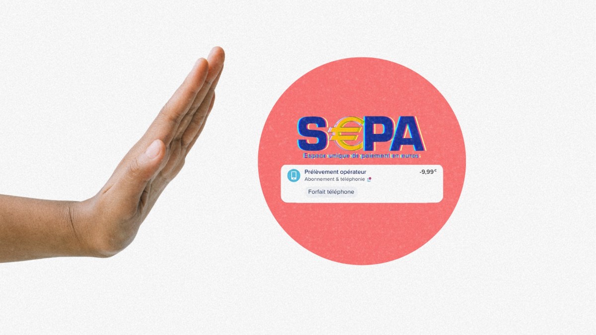 Liste Blanche SEPA // Source : Montage Numerama Liste Blanche SEPA // Source : Montage Numerama
