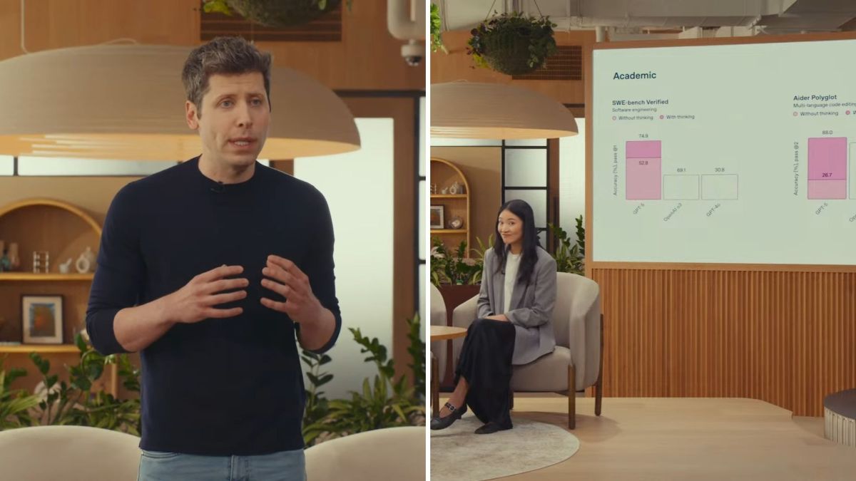 OpenAI a pipeauté les graphiques de sa présentation // Source : Capture Numerama OpenAI a pipeauté les graphiques de sa présentation // Source : Capture Numerama
