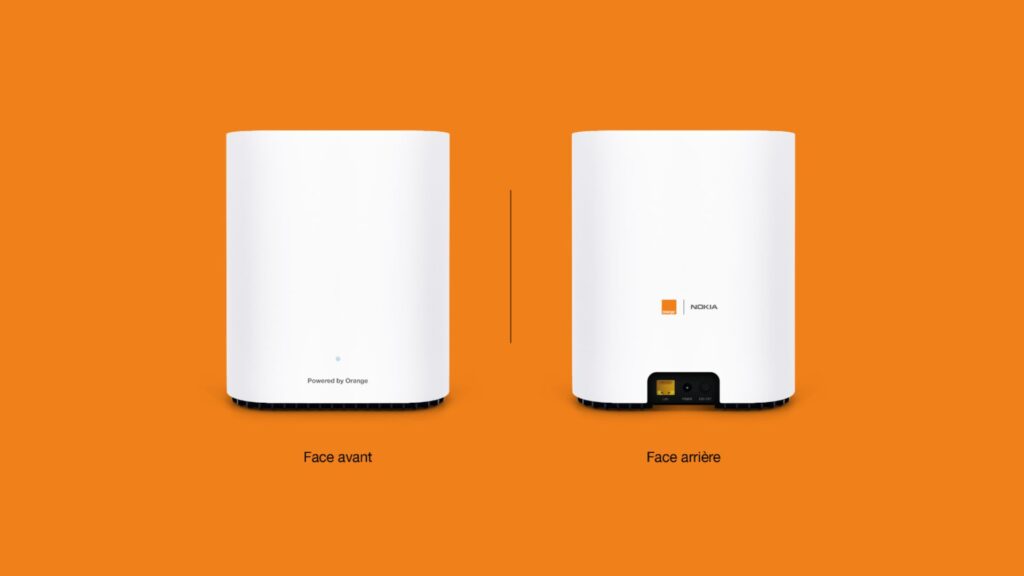 Le design de cette box 5G d'Orange // Source : Orange Le design de cette box 5G d'Orange // Source : Orange