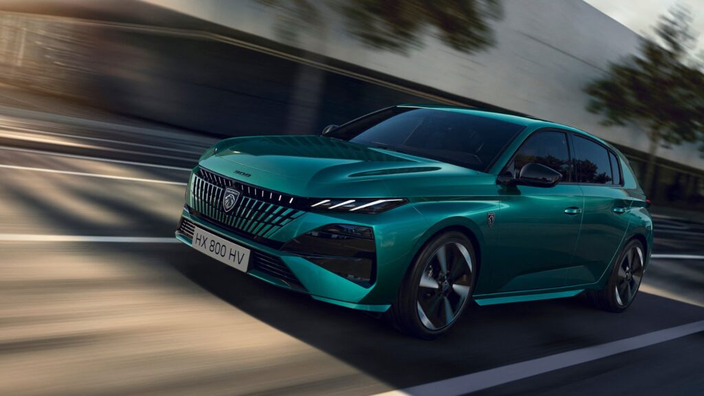 La nouvelle Peugeot E-308 restylée // Source : Peugeot