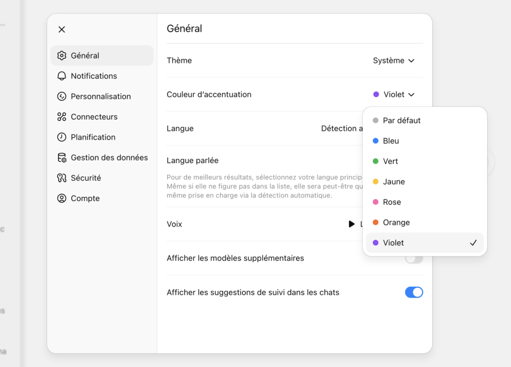 Le changement de la couleur depuis ChatGPT. Le changement de la couleur depuis ChatGPT.