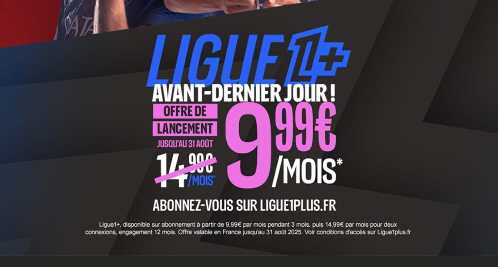 Par mail, Ligue 1+ tente de convertir des abonnés potentiels avant la fin de la promotion. Par mail, Ligue 1+ tente de convertir des abonnés potentiels avant la fin de la promotion.