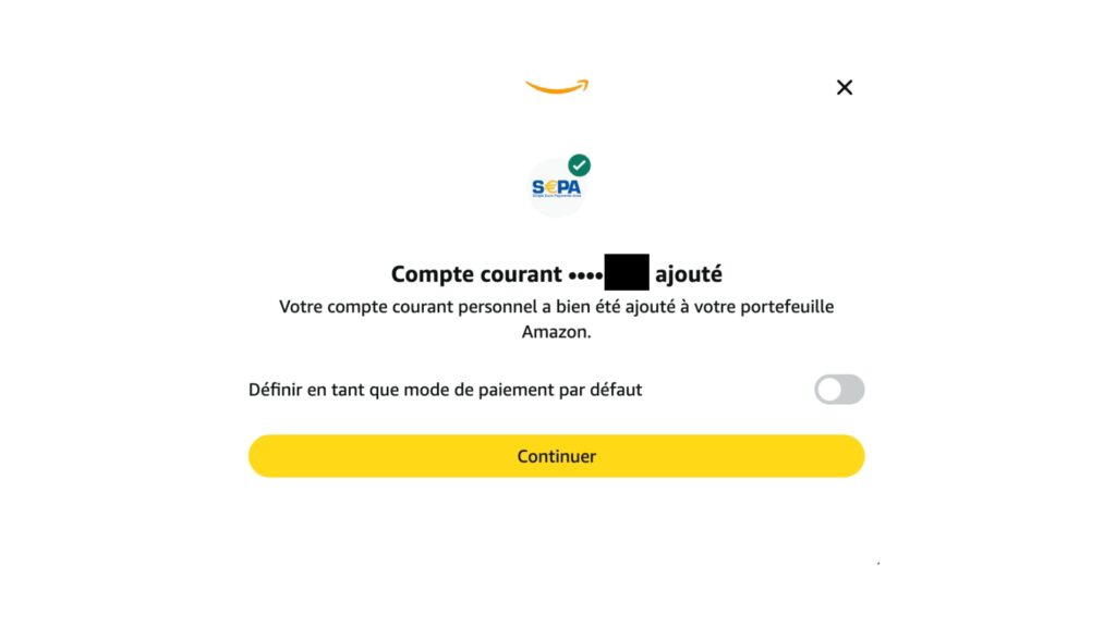 En quelques clics, il est possible de mettre en place un mandat SEPA sur Amazon En quelques clics, il est possible de mettre en place un mandat SEPA sur Amazon