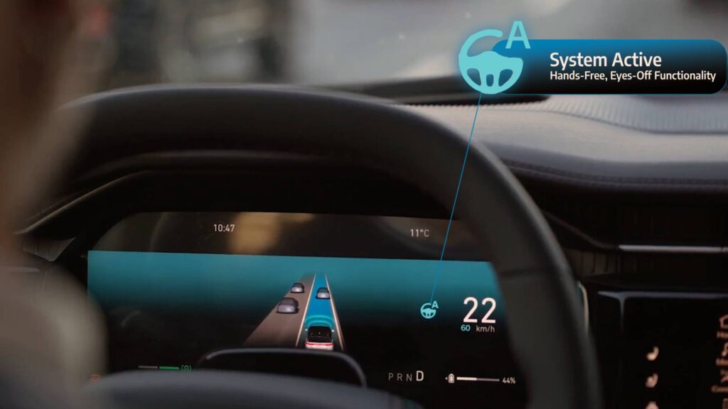 STLA AutoDrive activé // Source : Stellantis