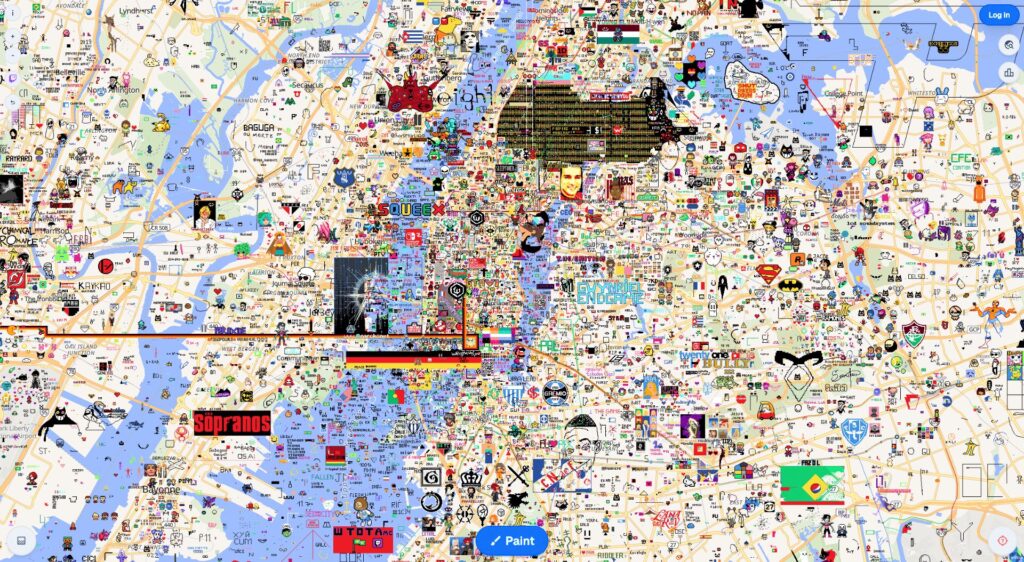 Diffile de reconnaître New York derrière tous ces pixels coloriés // Source : Capture Numerama Diffile de reconnaître New York derrière tous ces pixels coloriés // Source : Capture Numerama