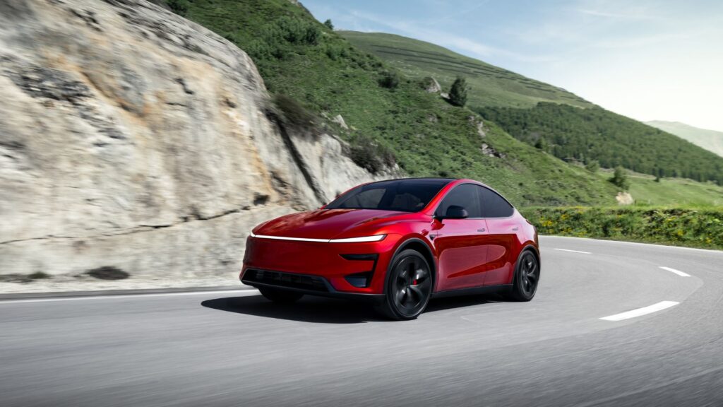 Le nouveau Tesla Model Y Performance (2025) // Source : Tesla