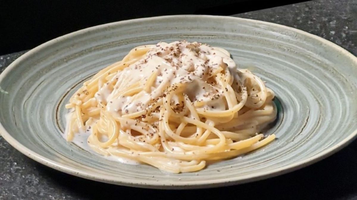 Les pâtes Cacio e Pepe parfaites, préparées ici à l'Institut des sciences et de la technologie autrichiens (ISTA) // Source : ISTA Les pâtes Cacio e Pepe parfaites, préparées ici à l'Institut des sciences et de la technologie autrichiens (ISTA) // Source : ISTA