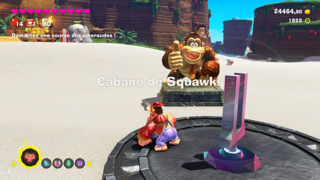 Super, j'ai acheté une statue Donkey Kong à mon Donkey Kong.