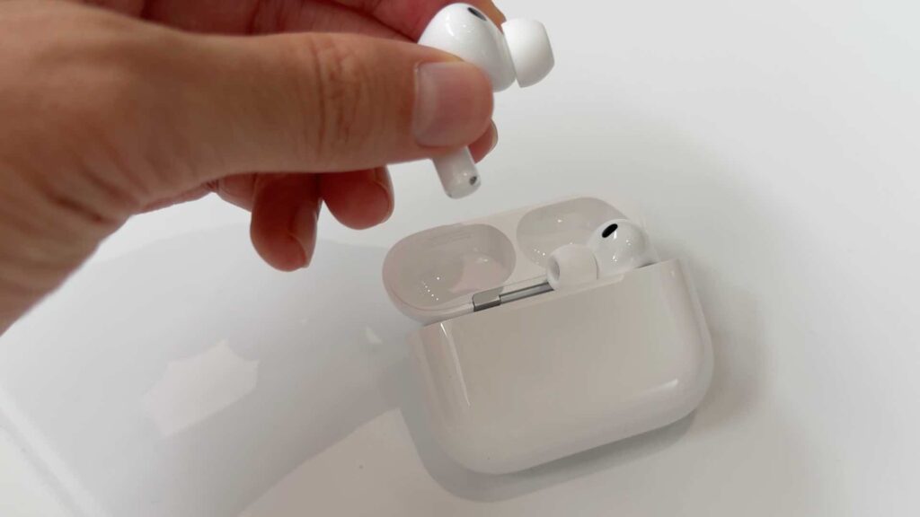 Les AirPods Pro 3. // Source : Numerama Les AirPods Pro 3. // Source : Numerama