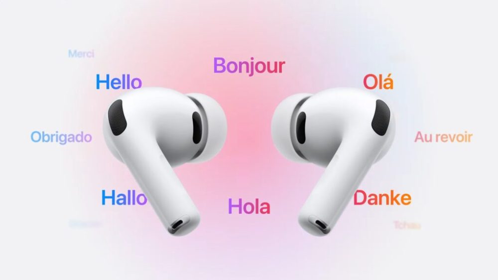 La traduction en direct des AirPods Pro 3 // Source : Captures d'écran Numerama La traduction en direct des AirPods Pro 3 // Source : Captures d'écran Numerama