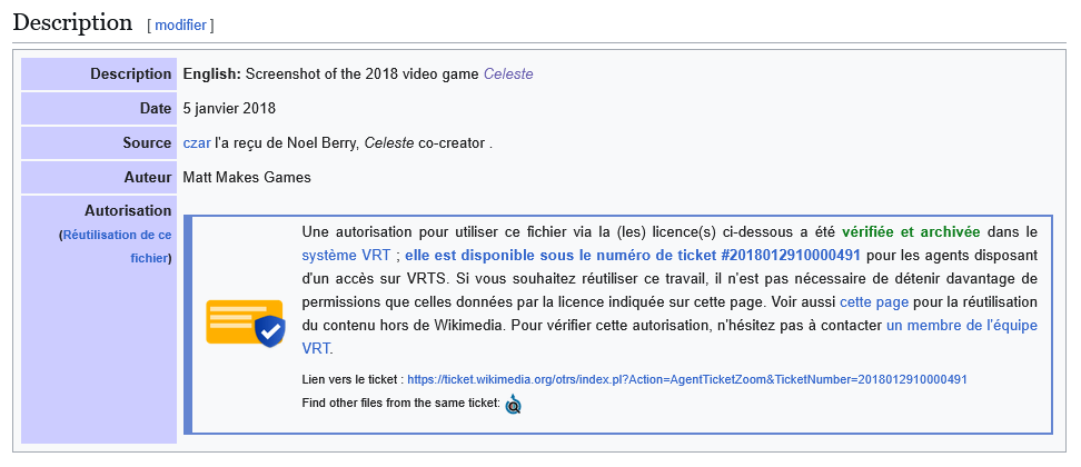 autorisation Celeste