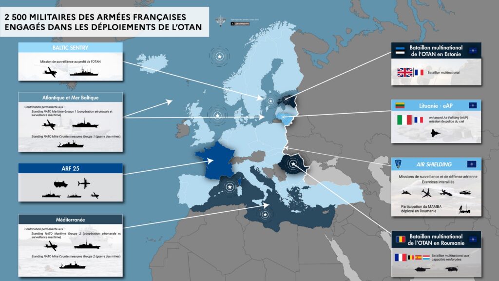 déploiements otan france mars 2025 déploiements otan france mars 2025