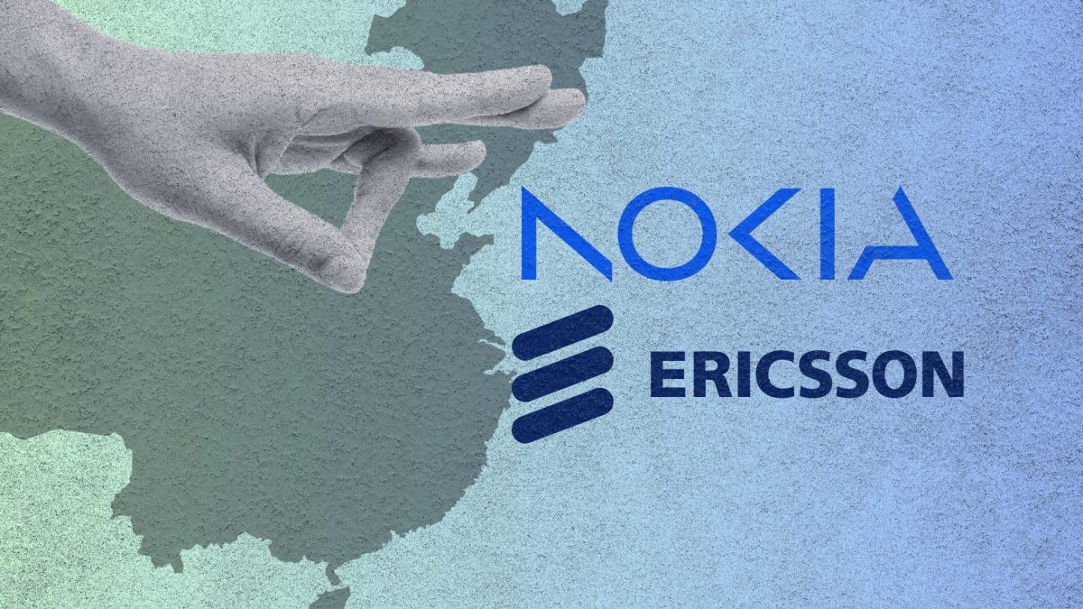 Nokia et Ericsson sont-ils sur un siège éjectable en Chine ? // Source : Montage Numerama Nokia et Ericsson sont-ils sur un siège éjectable en Chine ? // Source : Montage Numerama