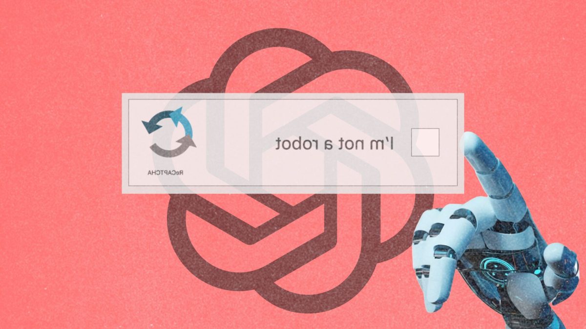 Boosté par Chat GPT, un robot prouve qu'il n'est pas un robot // Source : Montage Numerama Boosté par Chat GPT, un robot prouve qu'il n'est pas un robot // Source : Montage Numerama