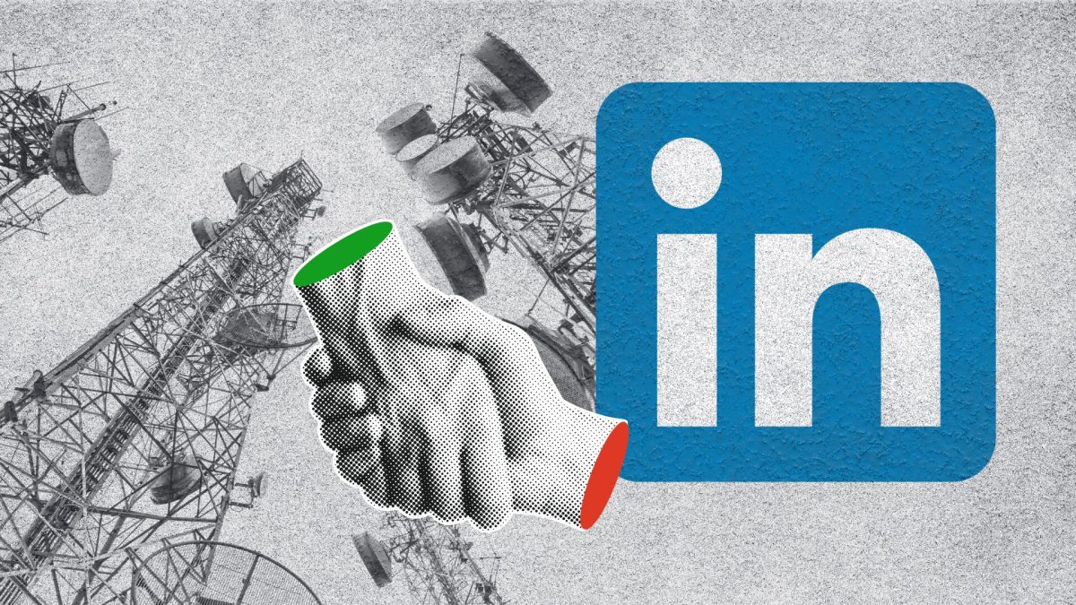 Linkedin cyberespions iraniens // Source : Montage Numerama Linkedin cyberespions iraniens // Source : Montage Numerama