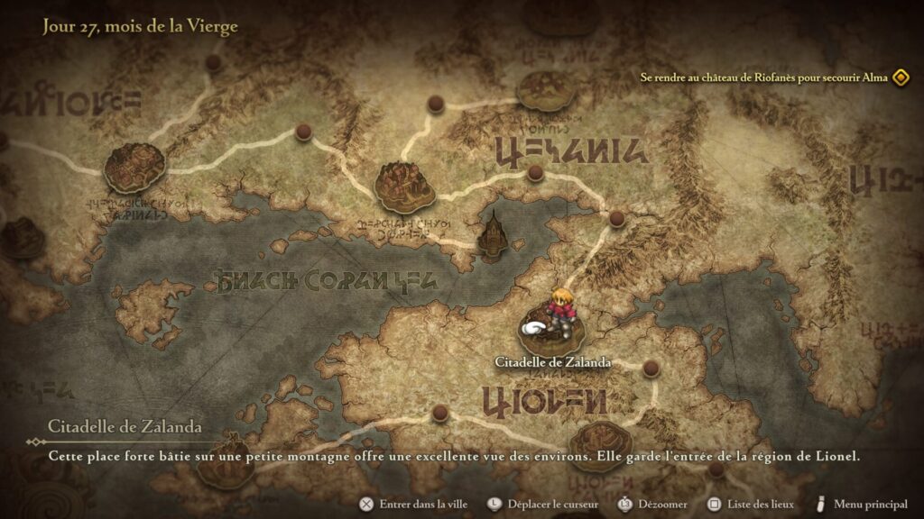 Vous passerez beaucoup de temps sur la carte // Source : Capture Ps5