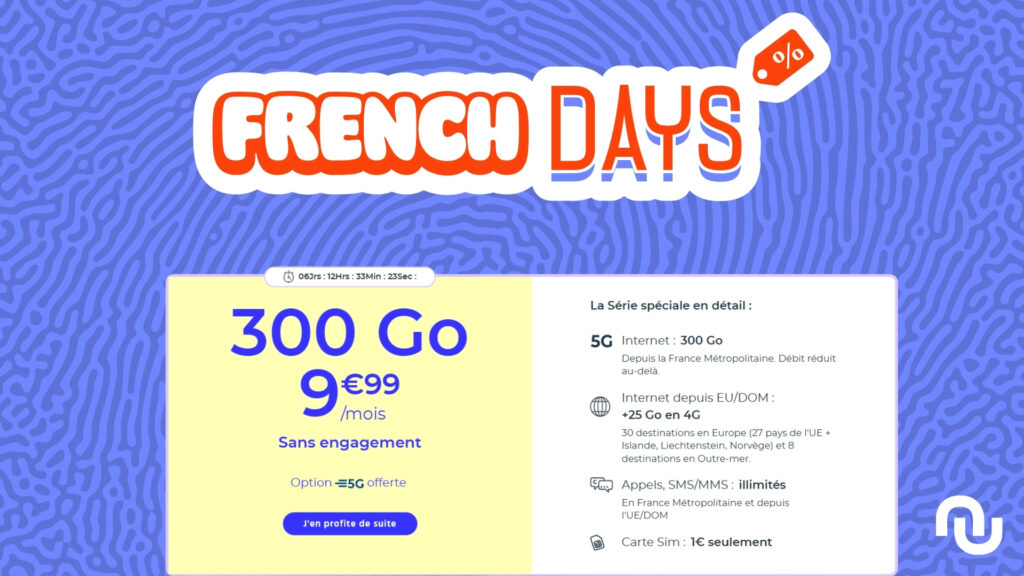 Forfait 300 Go en 5G Forfait 300 Go en 5G