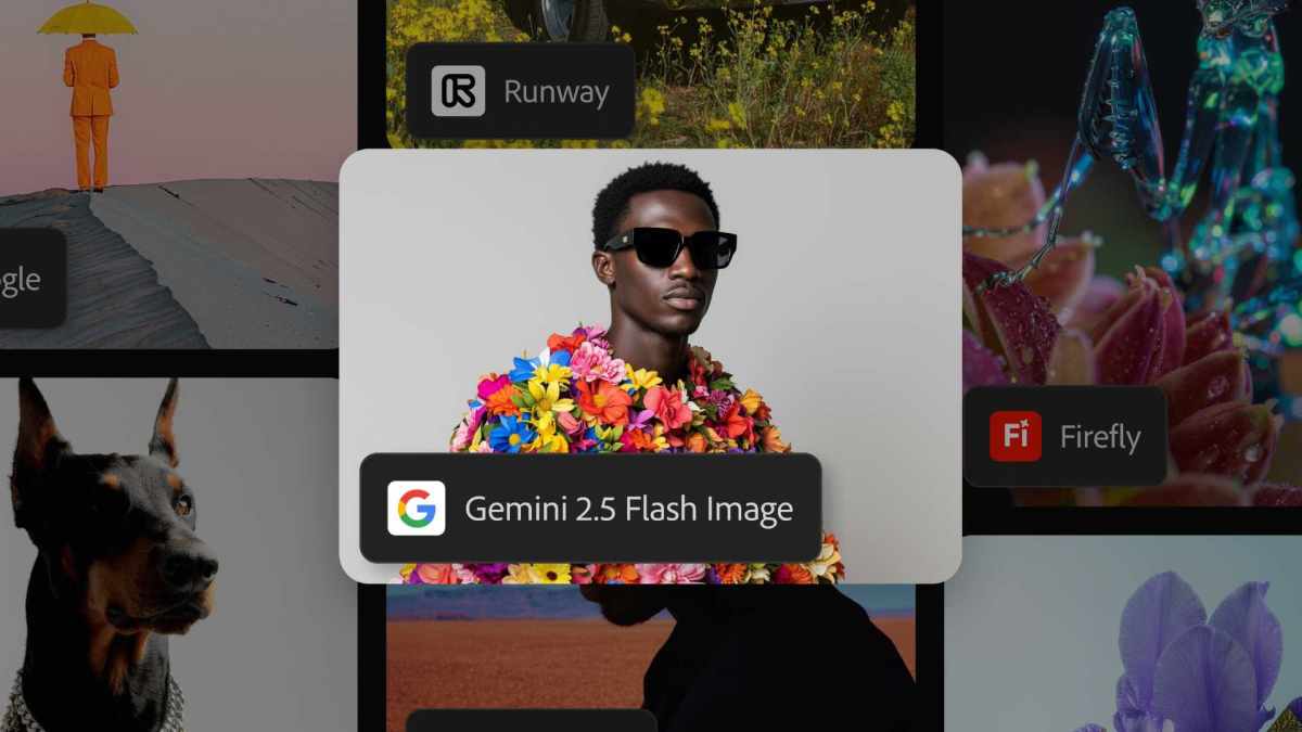 Google nano-banana dans Photoshop. // Source : Adobe