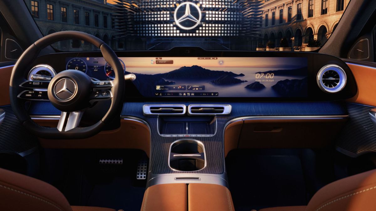L'intérieur du futur Mercedes GLC électrique // Source : Mercedes L'intérieur du futur Mercedes GLC électrique // Source : Mercedes