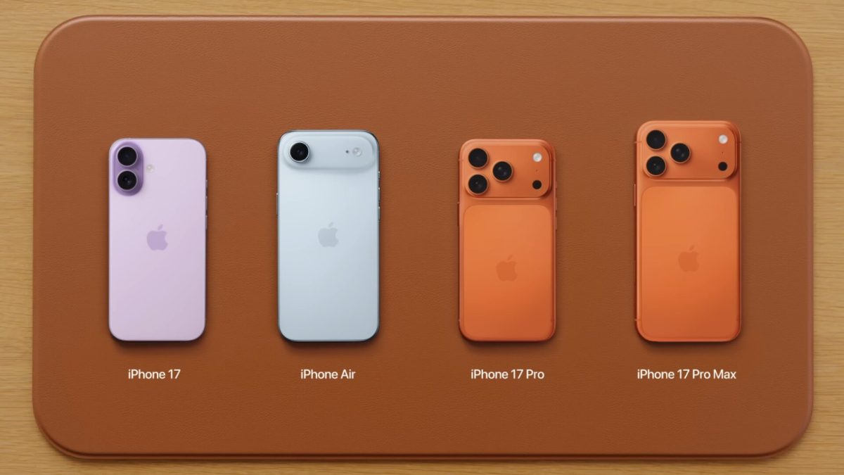 Gamme iPhone 17 // Source : Apple Gamme iPhone 17 // Source : Apple
