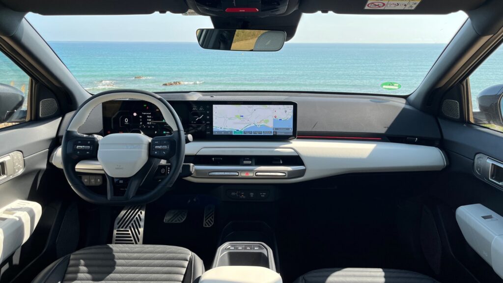 La Kia EV4 à l'essai // Source : Robin San Vicente pour Numerama La Kia EV4 à l'essai // Source : Robin San Vicente pour Numerama