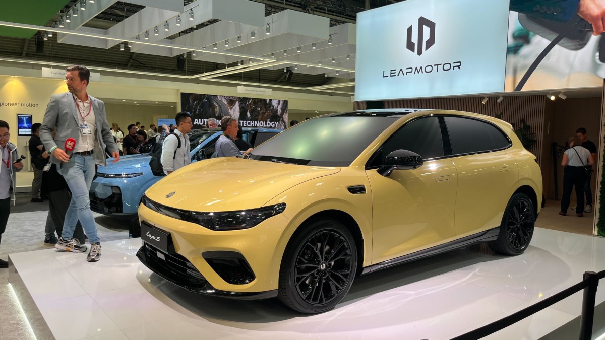 Leapmotor B05 à l'IAA Munich // Source : Robin San Vicente pour Numerama