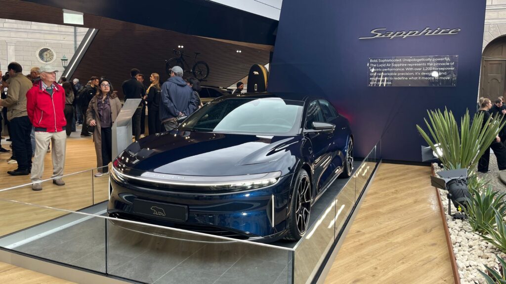 La Lucid Air au salon IAA de Munich // Source : Robin San Vicente pour Numerama La Lucid Air au salon IAA de Munich // Source : Robin San Vicente pour Numerama
